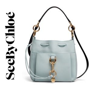 See By Chloe Blue Tony Shoulder Bag EUC